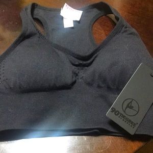 NWT 90 degree by reflex sports bra large black